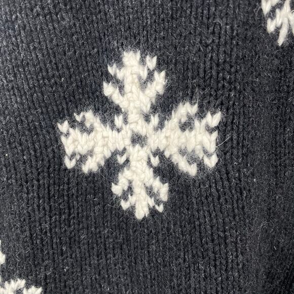 Eddie Bauer Womens Cardigan Sz S Holiday Cozy Thick Cabin Chunky Christmas Santa - Picture 6 of 9